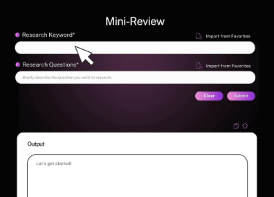 Literature Reviews - Find and organize research efficiently